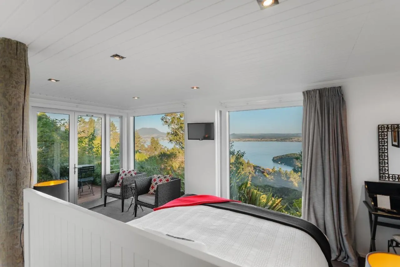 ***** Bed & Breakfast Acacia Cliffs Lodge Lago Lago Taupo Nuova Zelanda